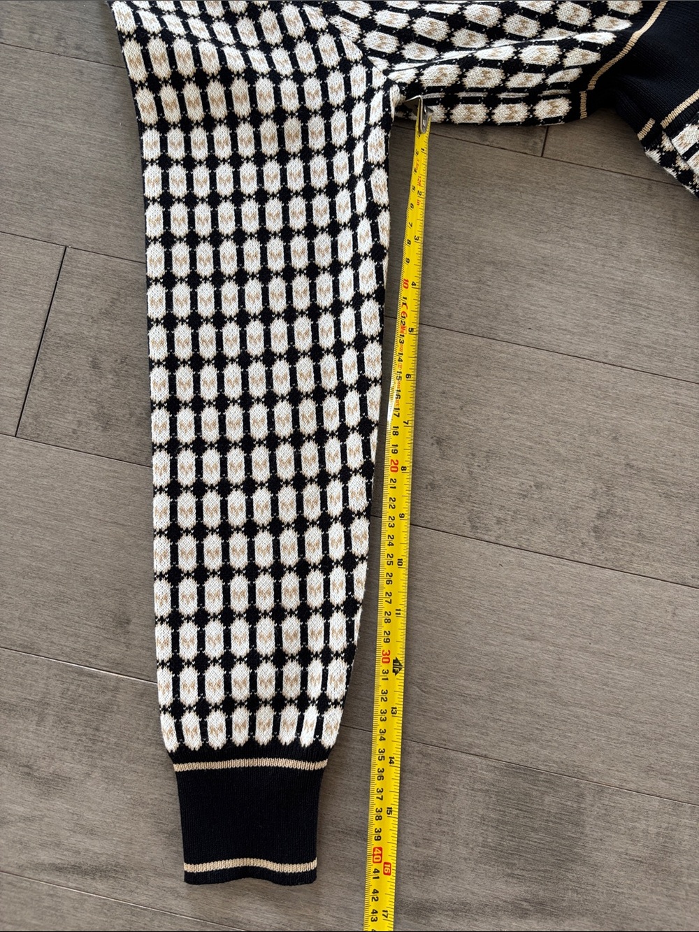D|W Knit Tweed-Style Button Front Dress - Picture 13 of 15